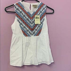 Girls size large sleeveless shirt